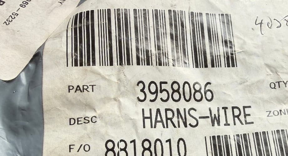 3958086 Whirlpool  Washer Wire Harness OEM New Genuine — thumbnail 4