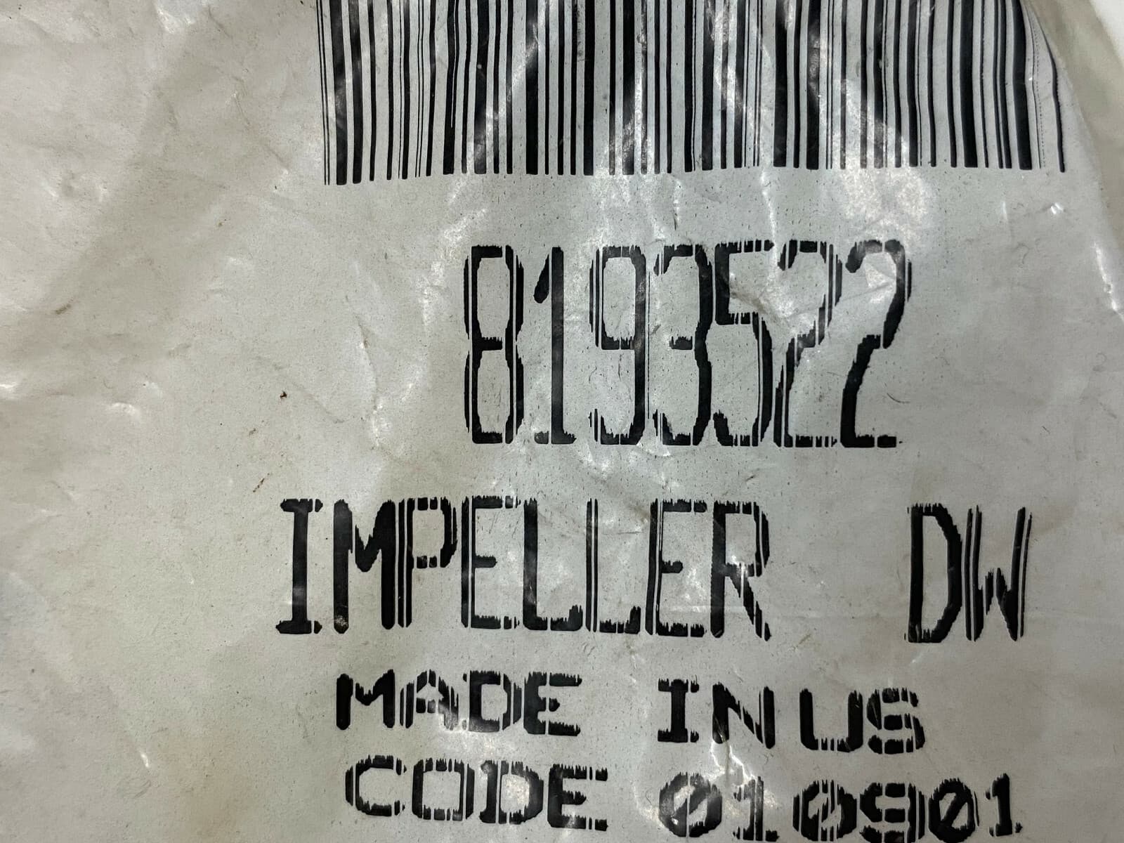 NEW Genuine OEM Whirlpool Dishwasher Pump Impeller Kit GU980SCGB2   8193522 — thumbnail 3
