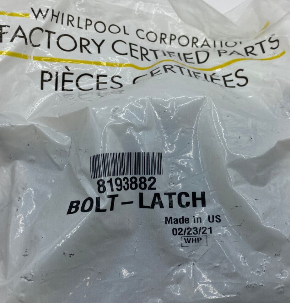 New Genuine OEM  Whirlpool Dishwasher Door Latch 8193882 — thumbnail 3