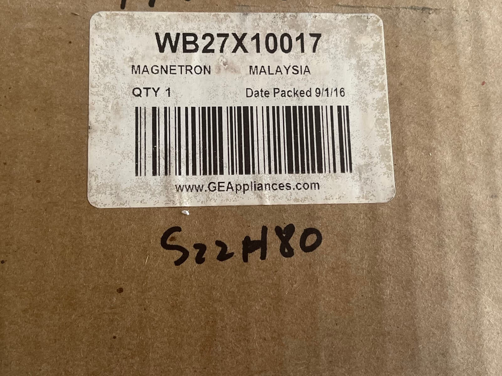 WB27X10017 OEM  GE Microwave Magnetron NEW Genuine — thumbnail 11