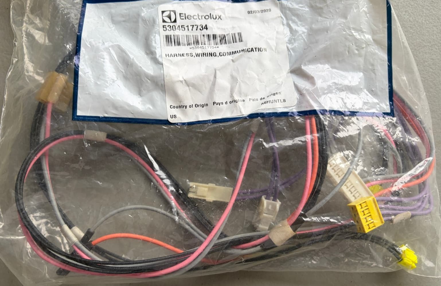 5304517734 OEM  Frigidaire Range Wire Harness New Genuine — thumbnail 3
