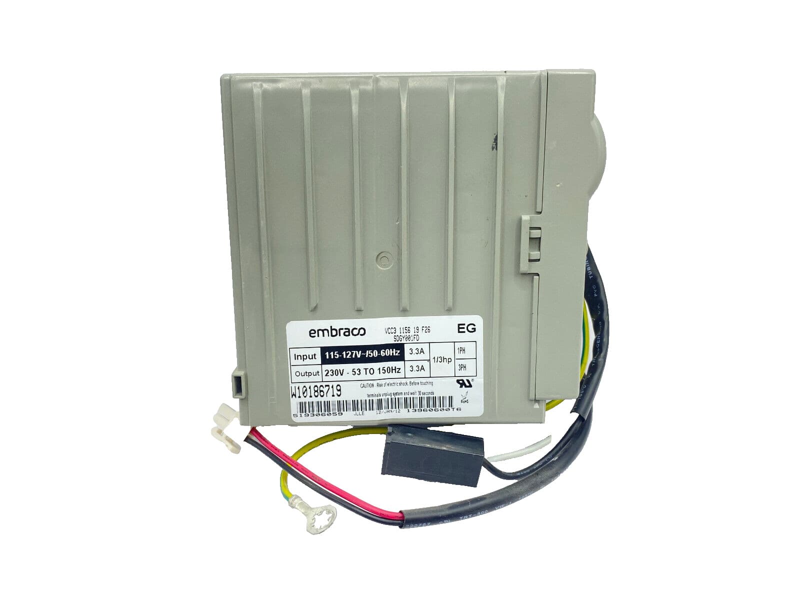 New Genuine Whirlpool Refrigerator Inverter Box W10186719 — thumbnail 2