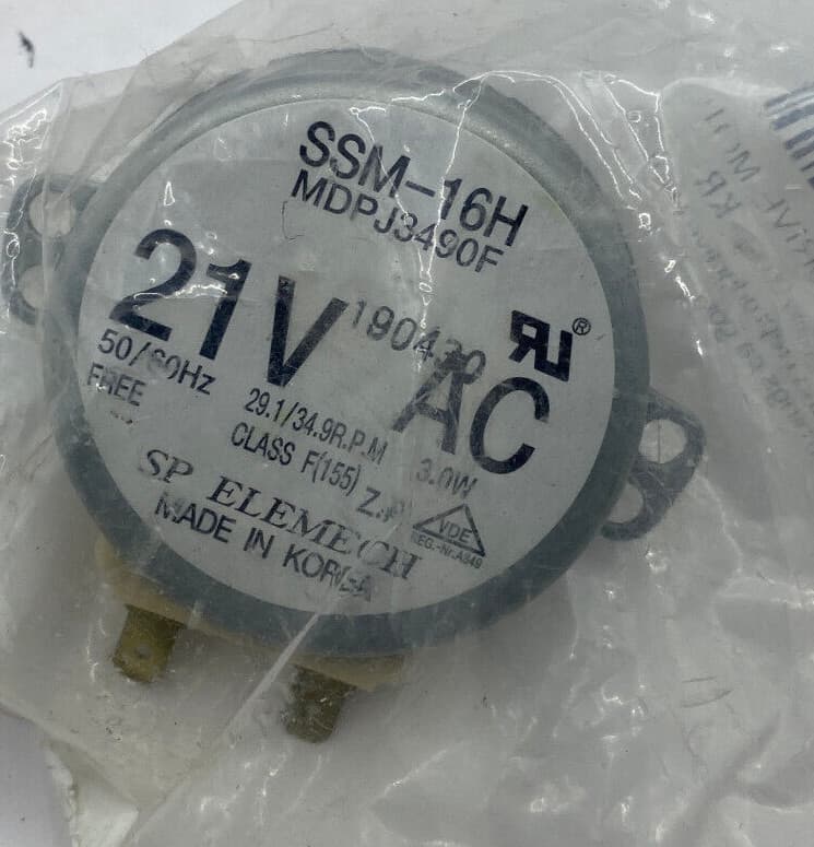 New Genuine OEM GE Microwave Stirrer Drive Motor JVM2070SH001 WB26X10037 — thumbnail 3