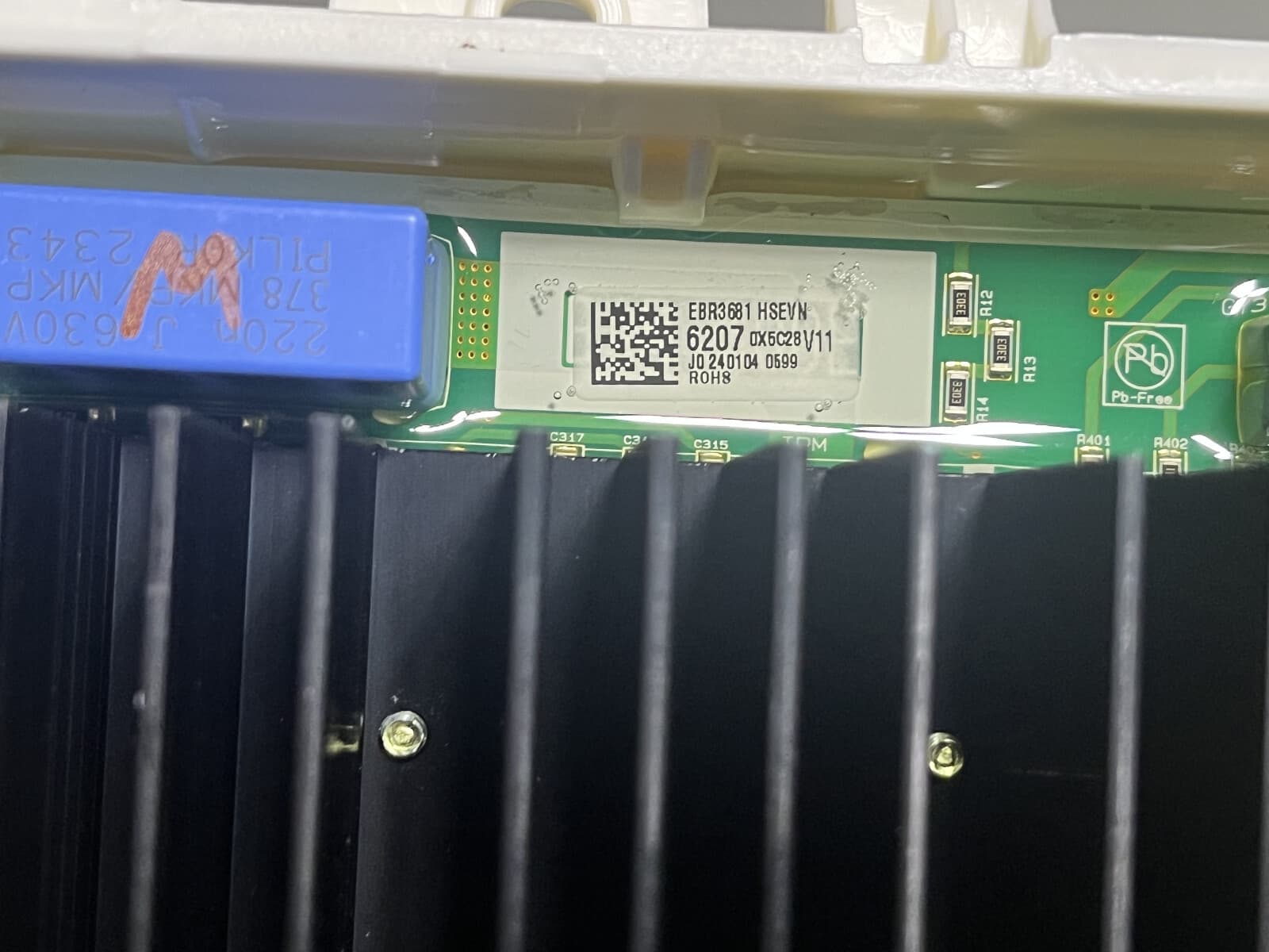 New Genuine OEM LG  Washer Main Pcb Power Control Board Assembly EBR36816207 — thumbnail 3