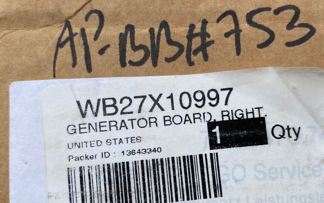 Genuine OEM GE Range Generator Board Right PHB925SP1SS  WB27X10997 — thumbnail 4