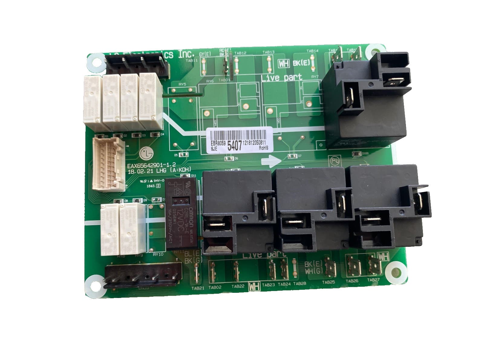 EBR80595407 OEM LG  Range/Oven Control Board Assembly Genuine