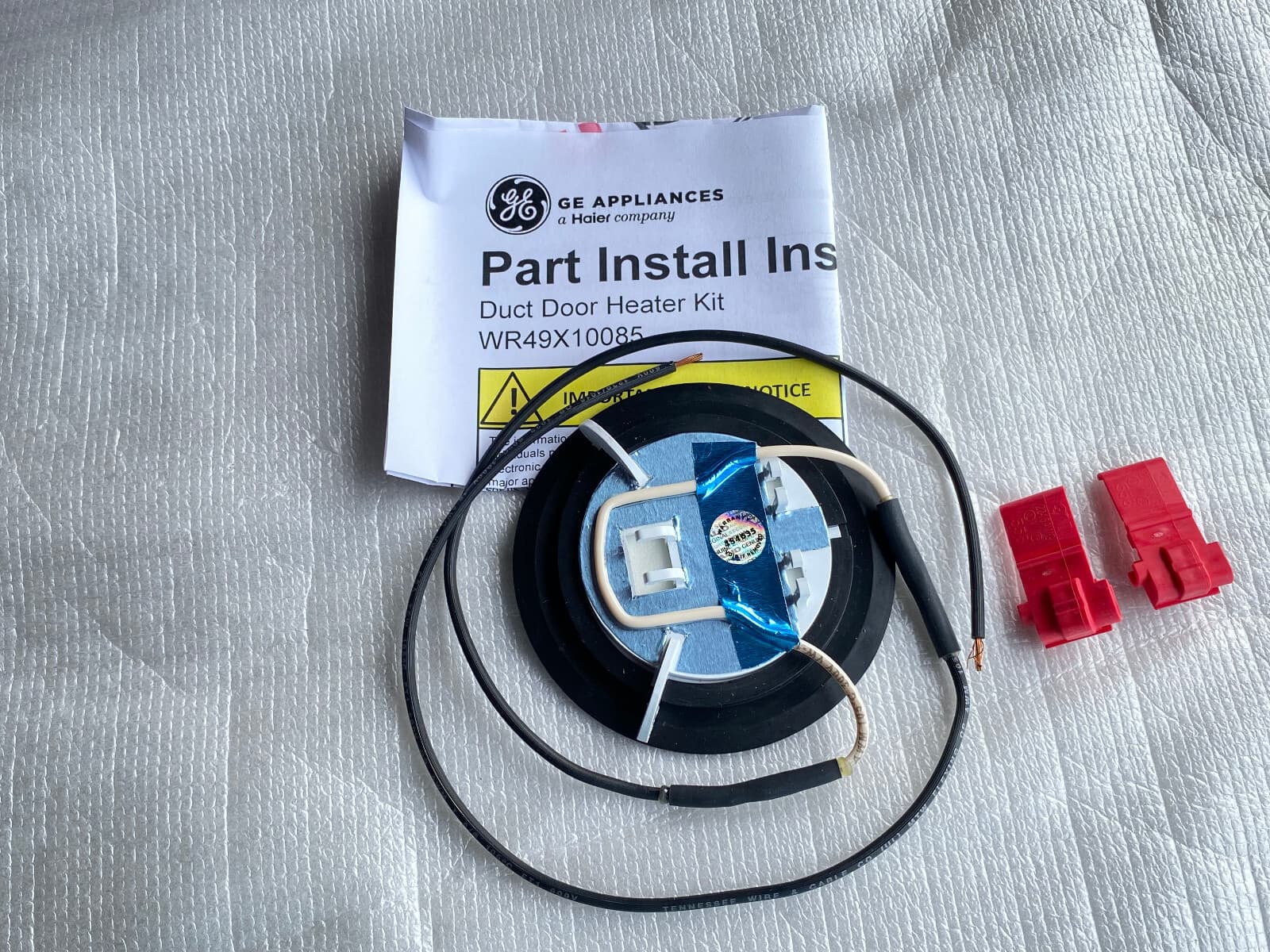 NEW Genuine  GE Refrigerator Dispenser Heater Kit WR49X10085