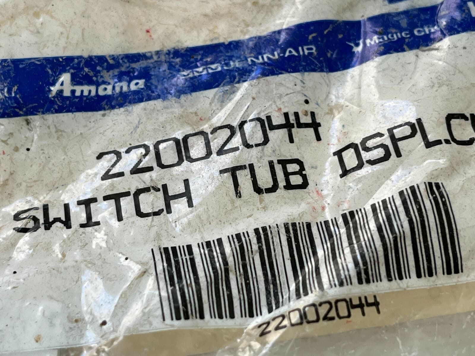 NEW Genuine OEM Whirlpool Washer Tub Displacement Switch 22002044 — thumbnail 3