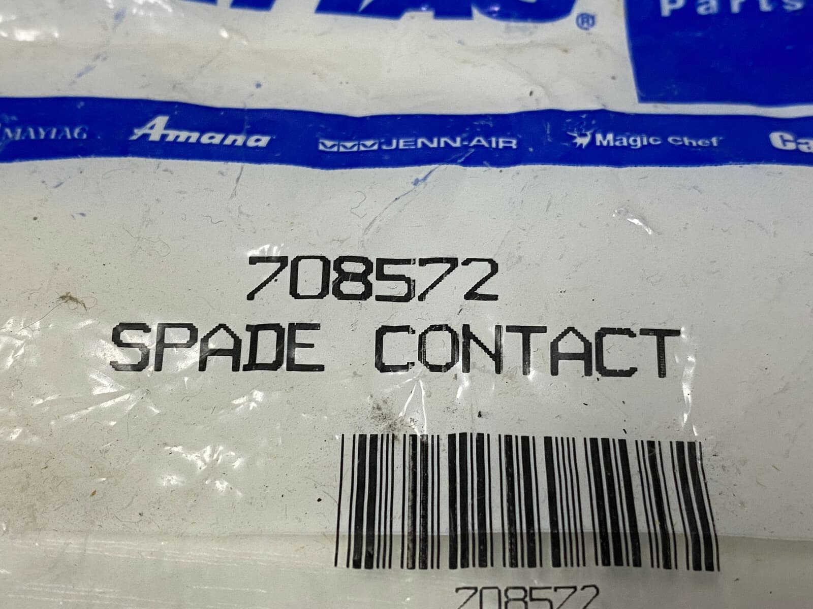 Genuine OEM Whirlpool Contact Spade 708572 — thumbnail 3