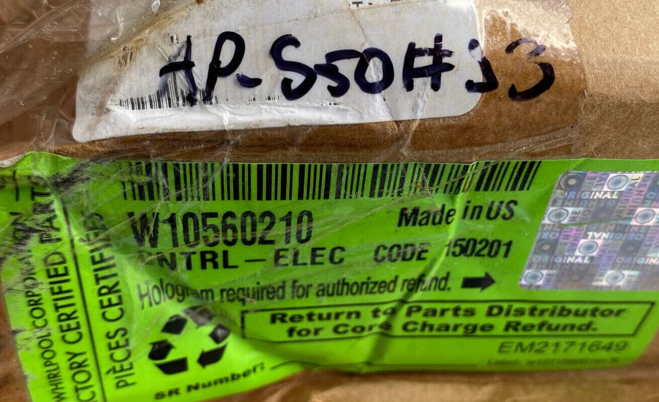 New Genuine Whirlpool Washer  Electronic Control Board W10560210 — thumbnail 3
