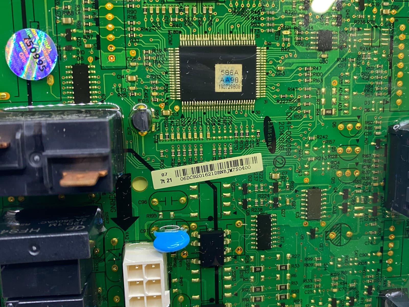Genuine OEM Samsung Washer Control Board DC92-01621D — thumbnail 6