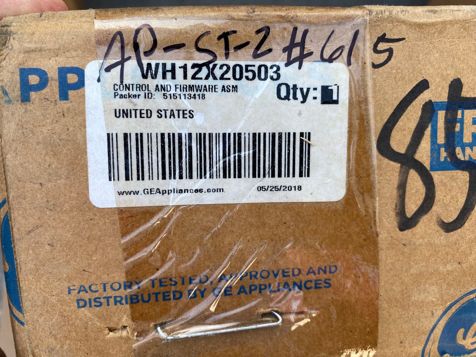 New Genuine OEM GE Washer Electronic Control Board WH12X20503 — thumbnail 6