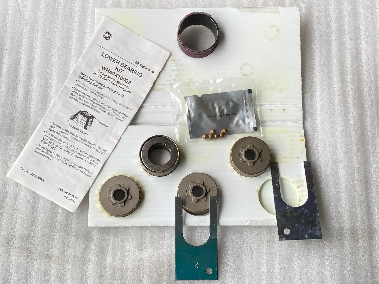 WH49X10002 Genuine GE Bearing KIT2