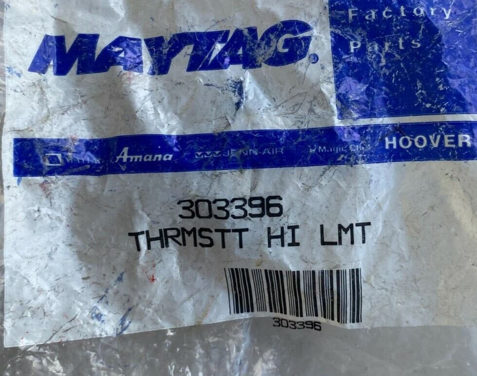 New Genuine OEM Maytag Whirlpool Dryer  Hi-Limit Thermostat 303396 — thumbnail 4