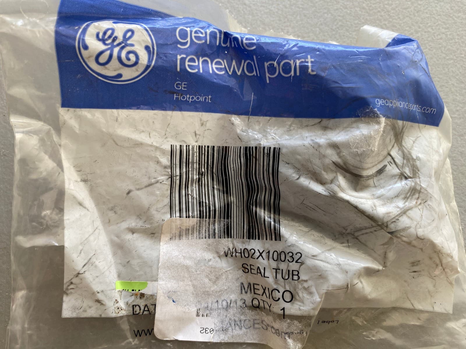 WH02X10032 OEM GE Washer Seal Tub (Set of 2)  NEW Genuine — thumbnail 4