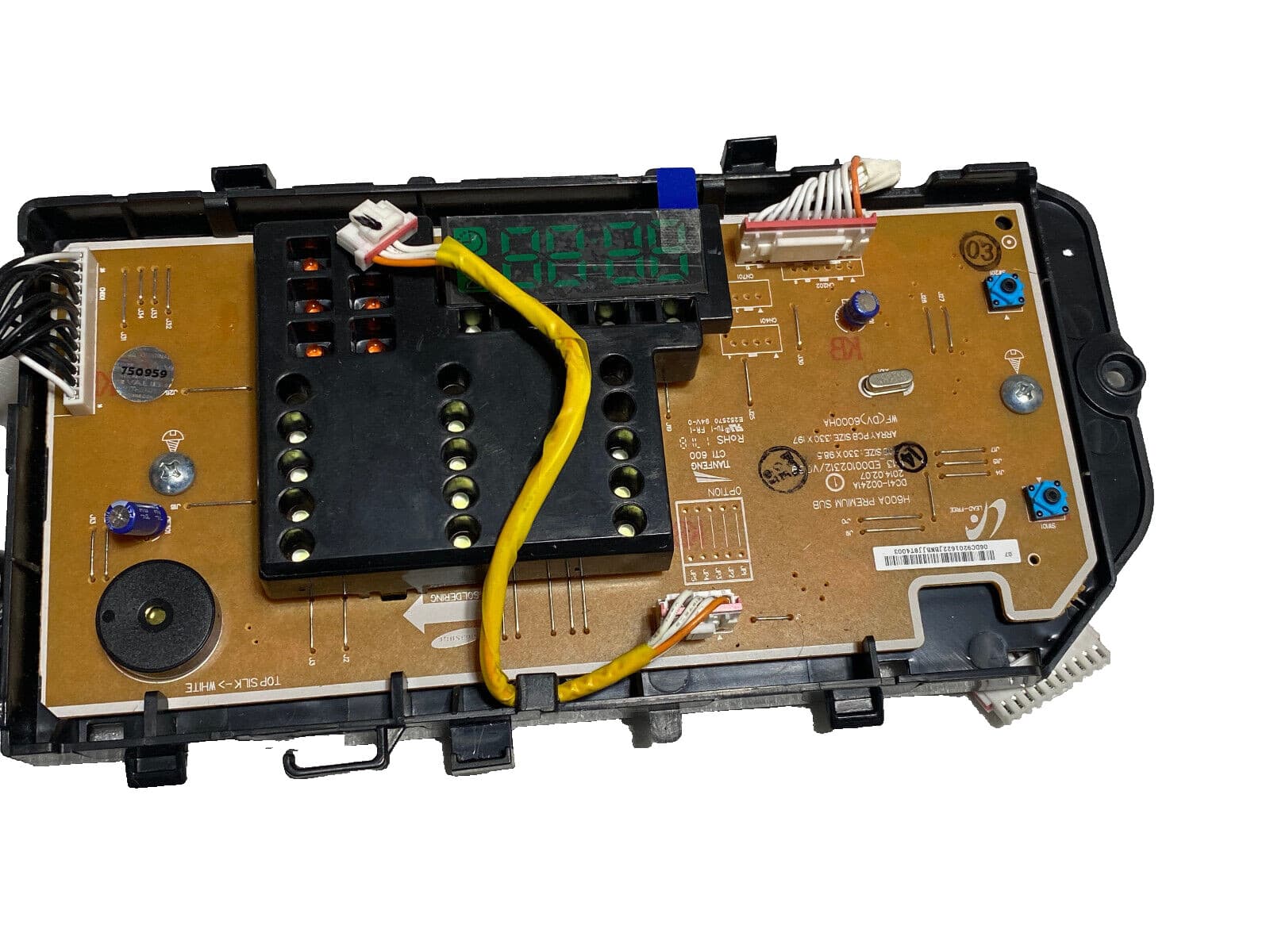 New Genuine OEM Samsung Washer User Control & Display Board DC92-01622J — thumbnail 2