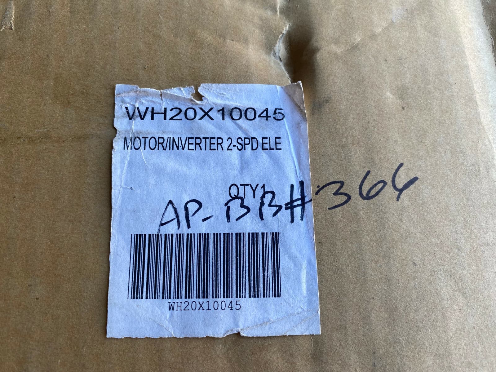 New Genuine OEM GE Washer Motor & Inverter Board WPRB8350H0WT  WH20X10045 — thumbnail 2