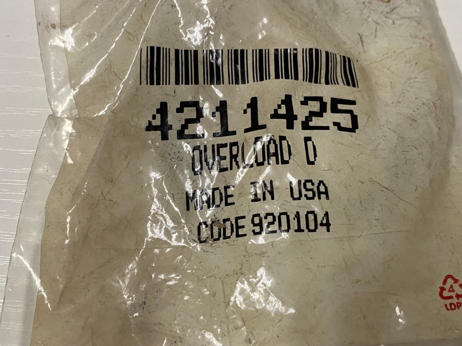 Genuine OEM Whirlpool Overload 4211425 — thumbnail 6