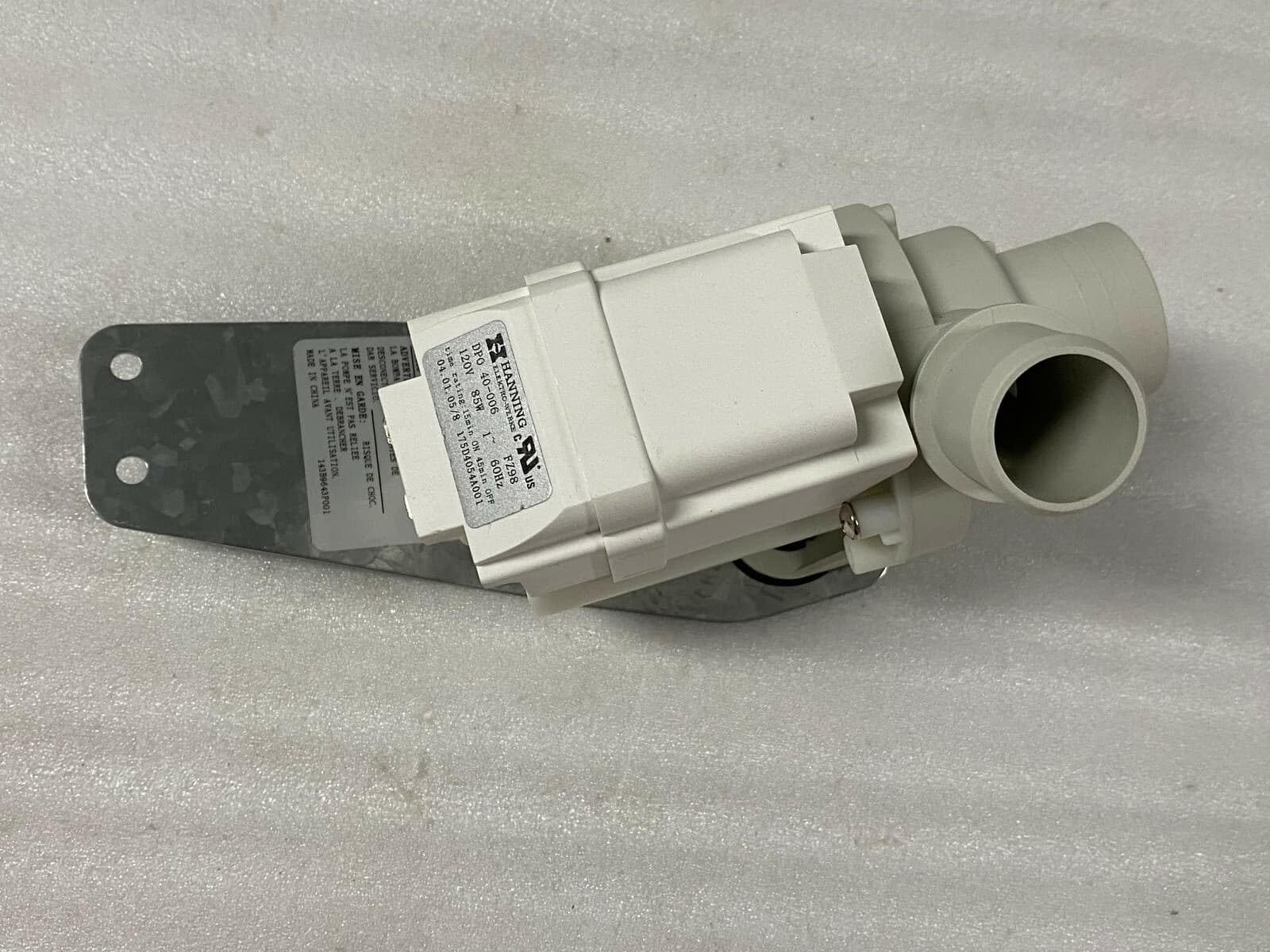 WH23X10013 OEM  GE Washer Drain Pump NEW Genuine — thumbnail 4