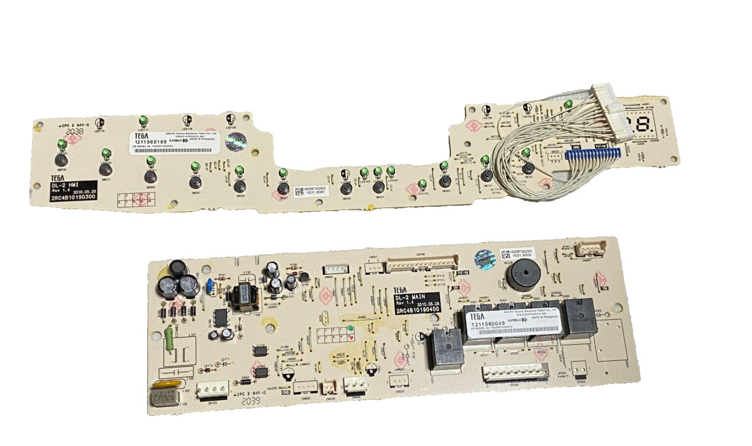 New Genuine OEM GE Dishwasher Kit-Main & Tactile Board WD21X10408