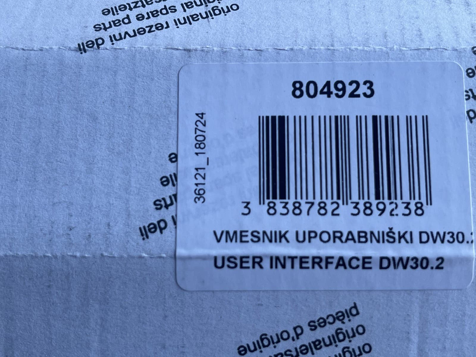 New Genuine OEM Hisense Dishwasher User Interface Board Gorenje 804923 — thumbnail 7