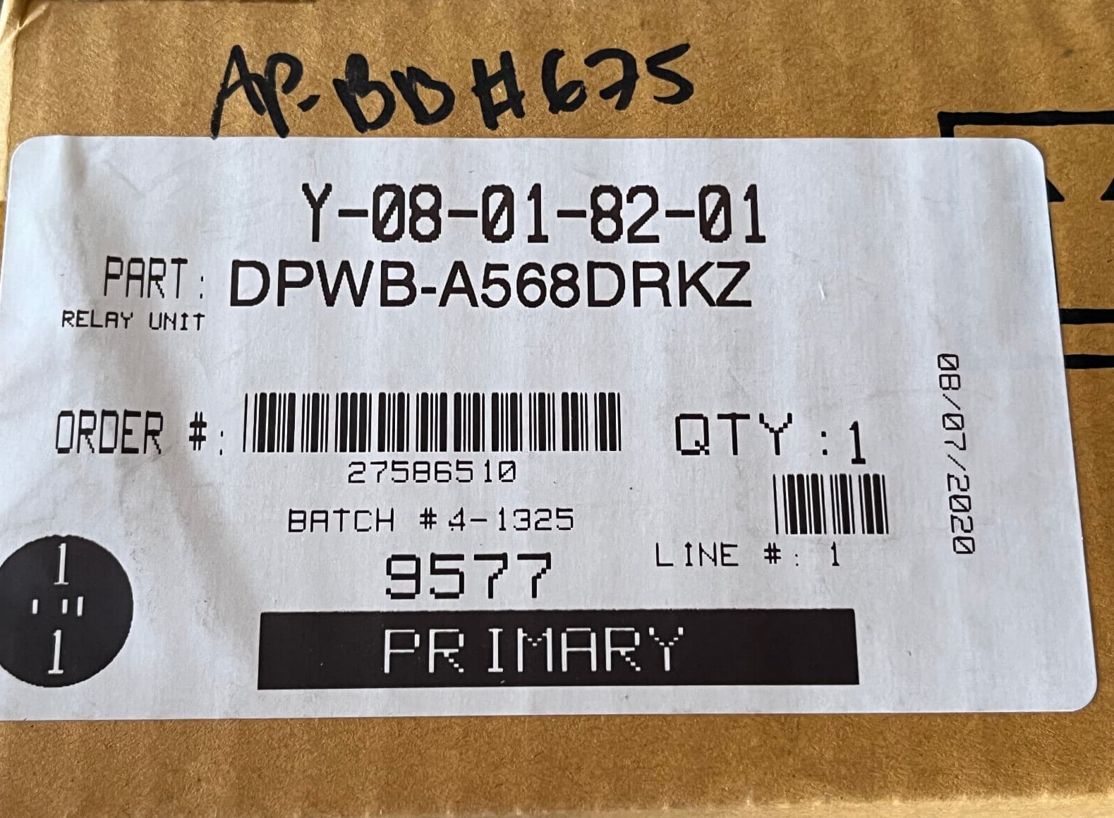 DPWB-A568DRKZ OEM Sharp Microwave  Relay Unit Genuine New — thumbnail 6
