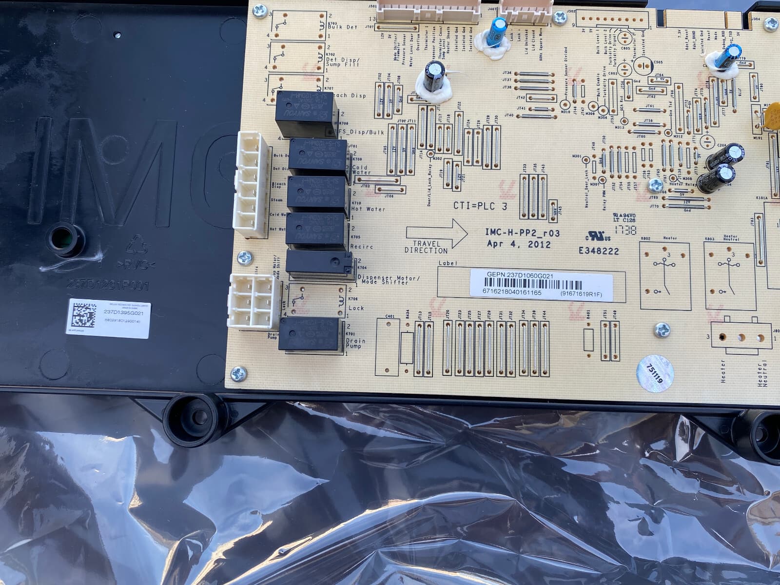 New Genuine OEM GE Washer Electronic Control Board WH12X20503 — thumbnail 8