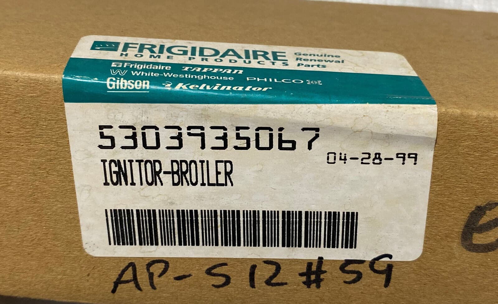 New Genuine Frigidaire Range Broil Igniter 5303935067 — thumbnail 4