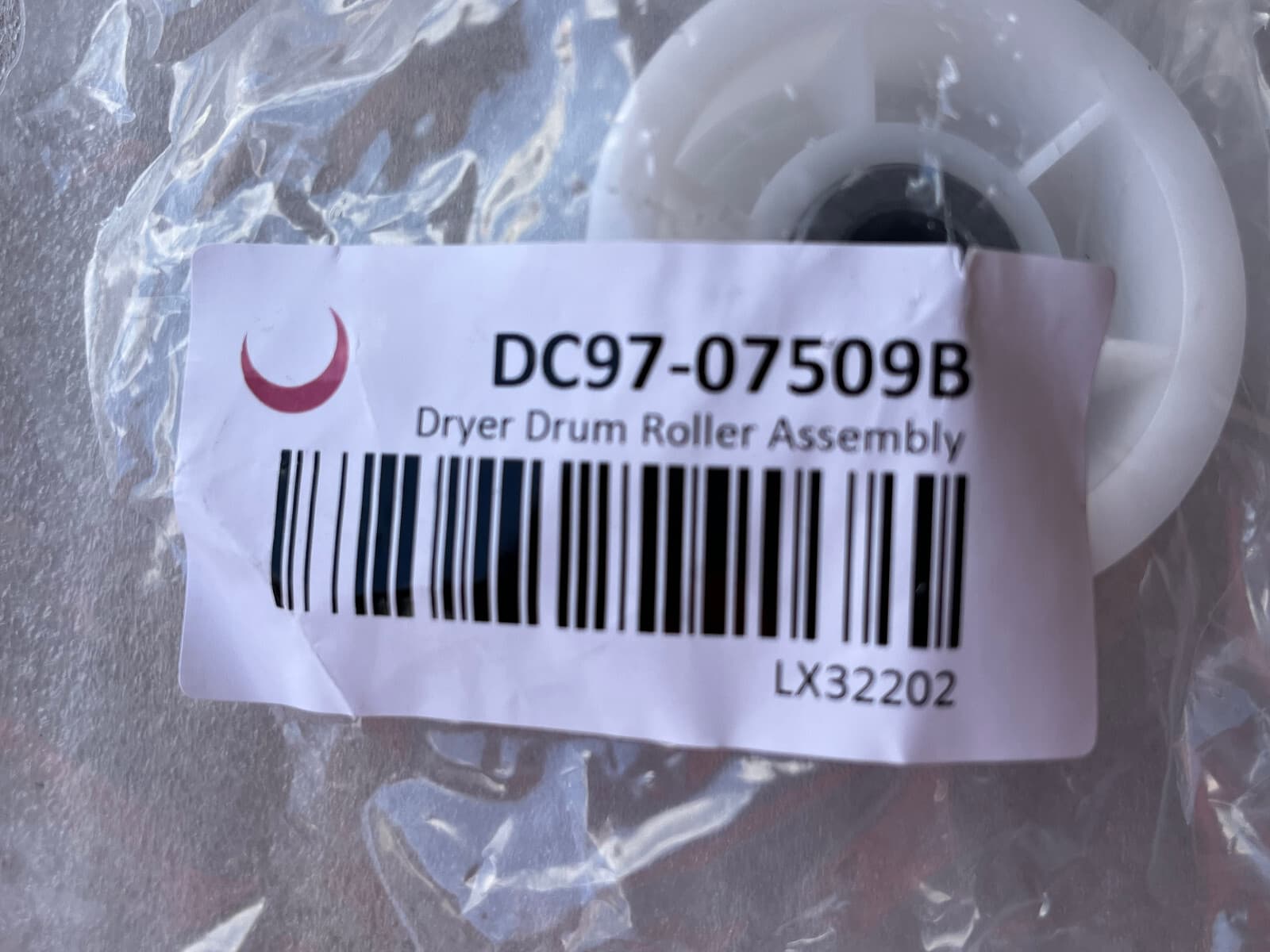 New Samsung Dryer Drum Roller Assembly DC97-07509B  (Set 2) — thumbnail 3