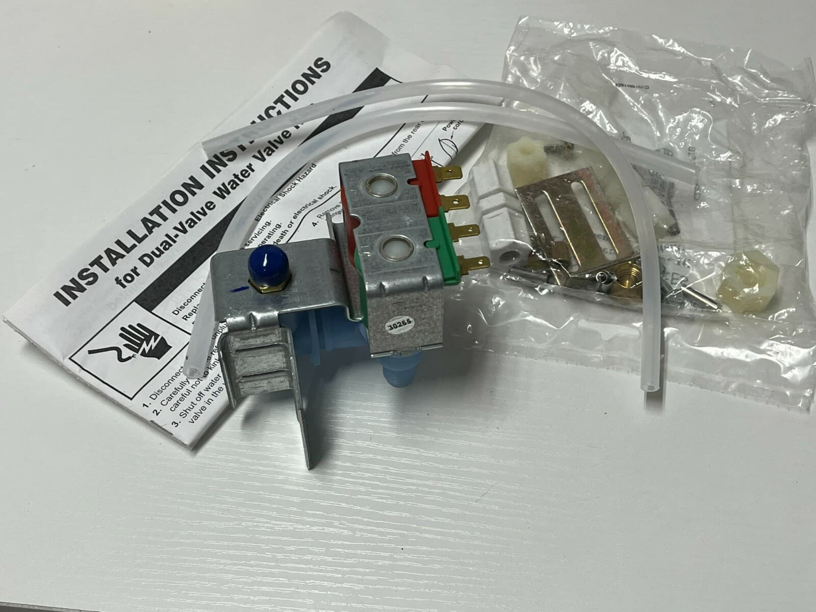 4318046  NEW OEM Genuine Whirlpool Refrigerator Water Inlet Valve Kit