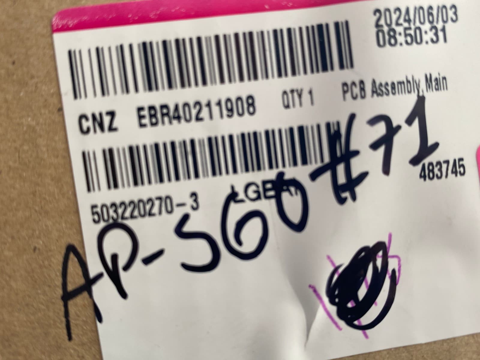 EBR40211908 LG OEM Refrigerator Pcb Assembly Main  EBR40211908 New Genuine — thumbnail 4