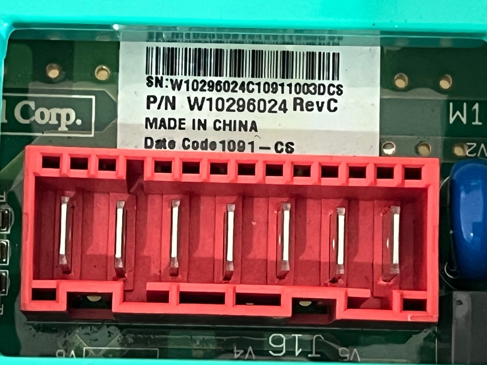 Genuine Whirlpool Electronic Control Board  W10296034 — thumbnail 2