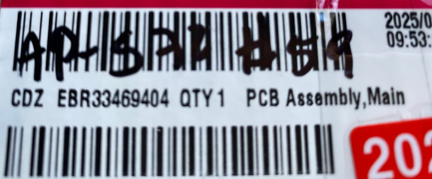 Genuine OEM LG Dishwasher Main Control Board LDS5811BB-01 EBR33469404 — thumbnail 3