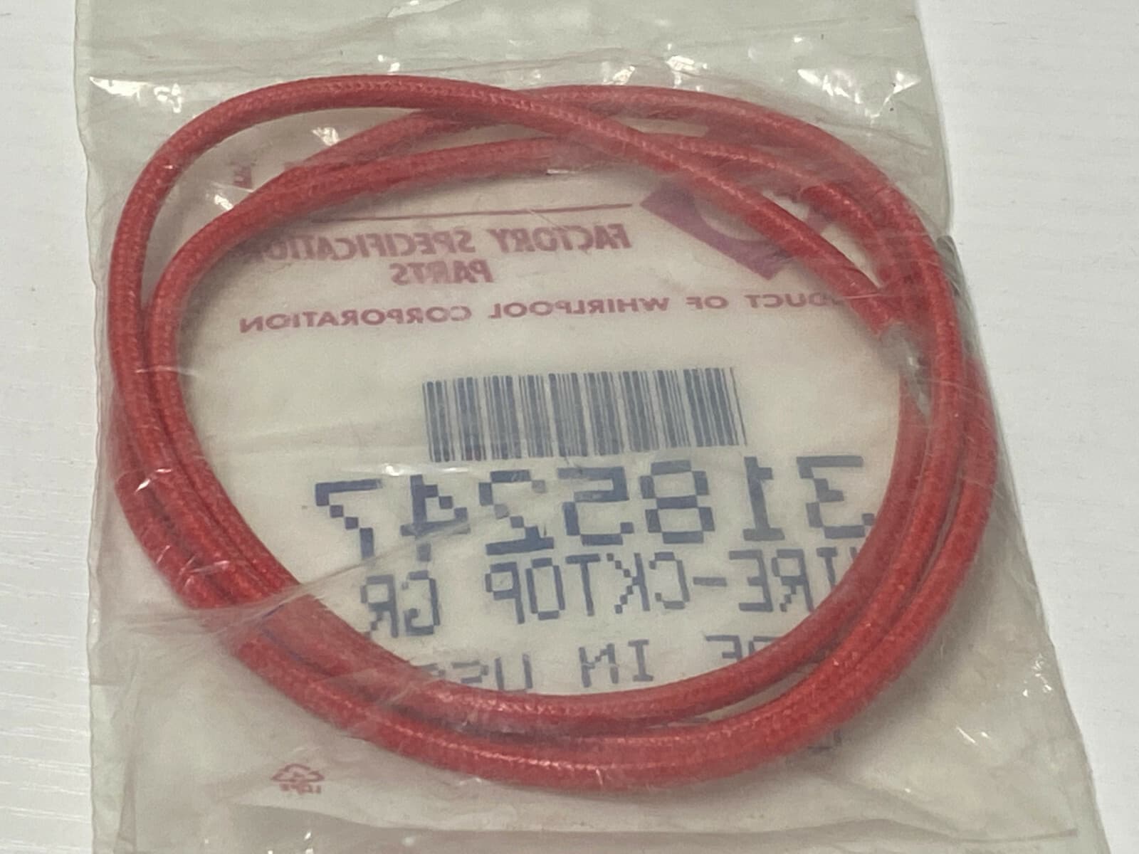 Genuine OEM Whirlpool  Gas Cooktop Top Wire 3185247 — thumbnail 8