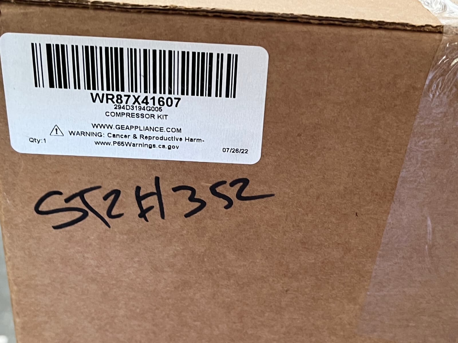 WR87X41607  OEM GE Refrigerator  Compressor Meizhi Kit  EZ80H1Y-U New Genuine — thumbnail 19