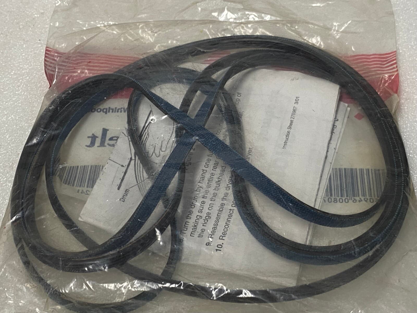341241  OEM Whirlpool Dryer Drum Belt  (2 Pack) New Genuine — thumbnail 5