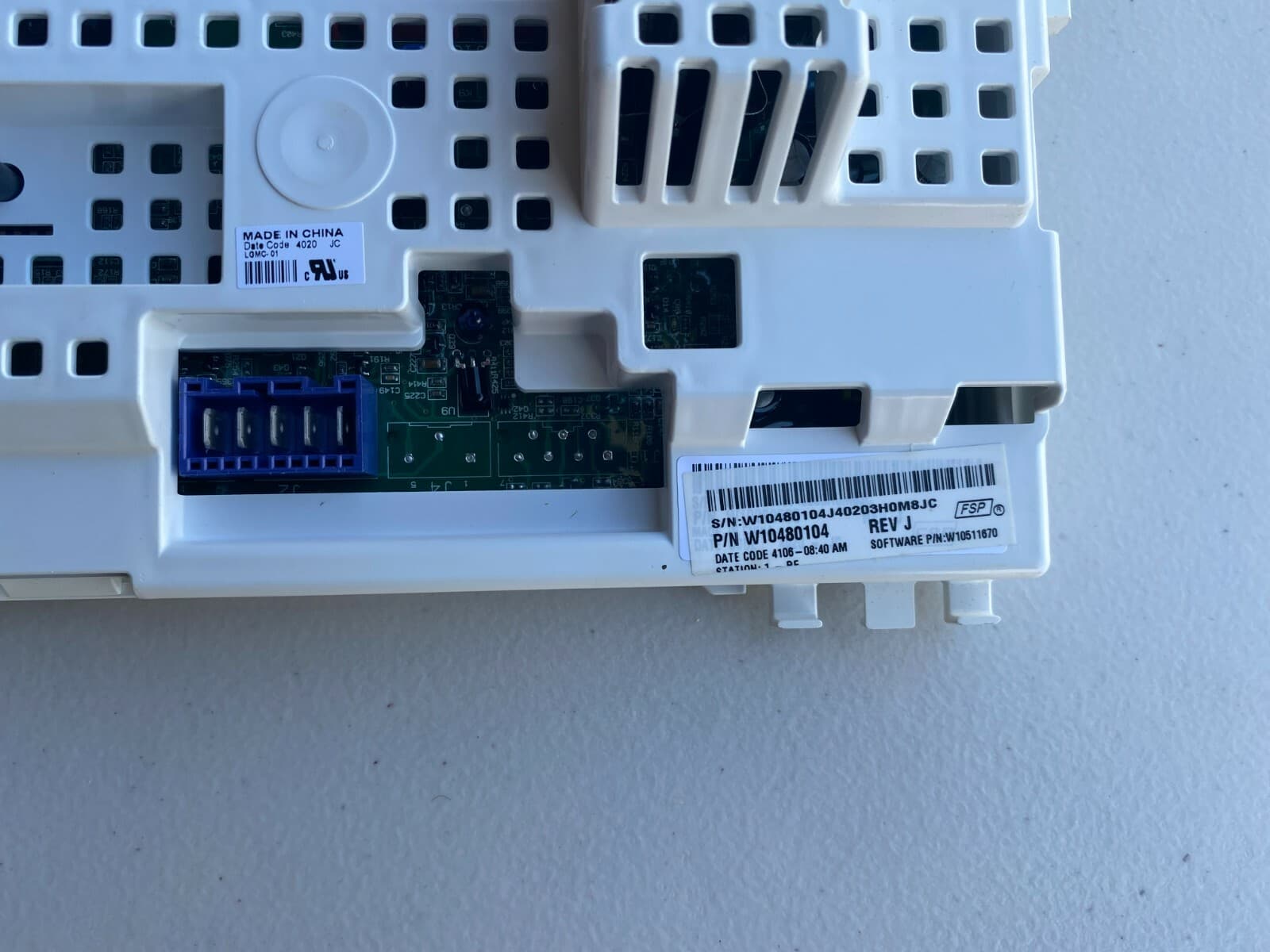 Genuine OEM Whirlpool Electronic Control Board W10480104 — thumbnail 2