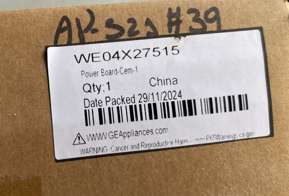 WE04X27515 GE OEM  Dryer Control Board New Genuine — thumbnail 5
