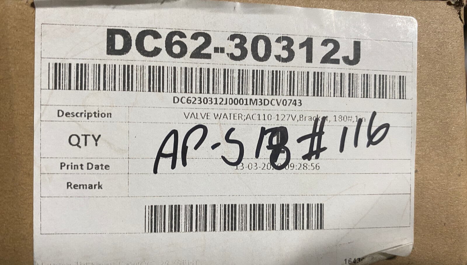 New Genuine OEM Samsung Washer Water Inlet Valve DC62-30312J — thumbnail 10