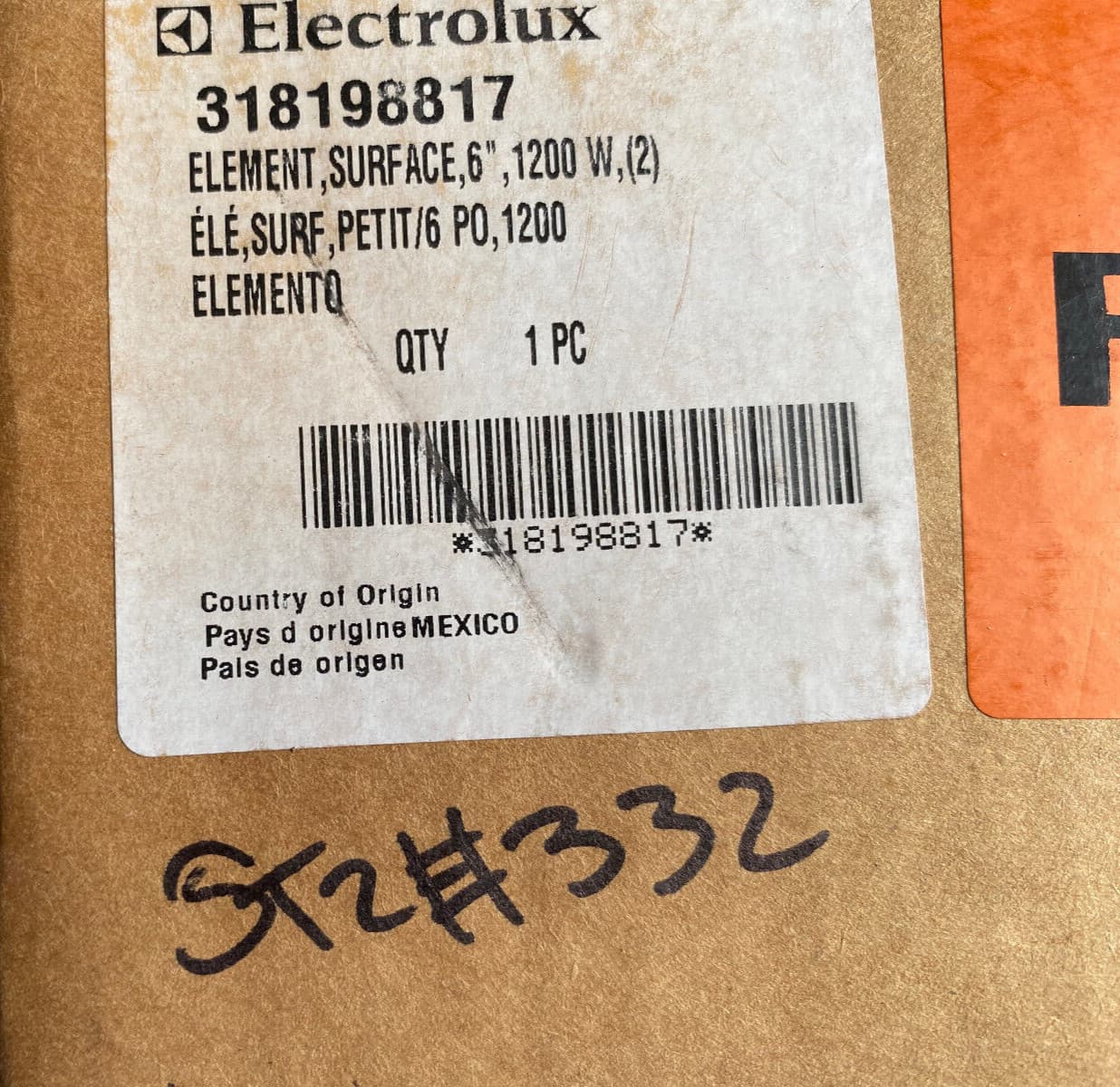 New Genuine Frigidaire Surface Element 6" 318198817 — thumbnail 5