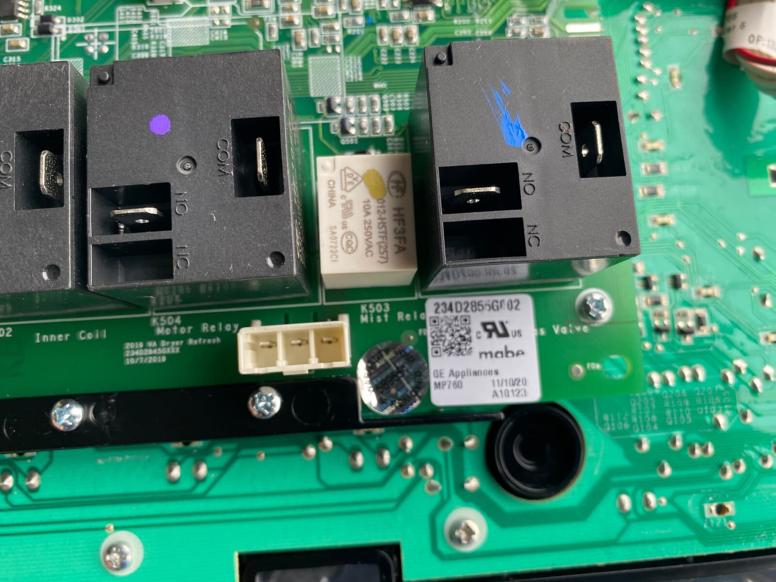 New Genuine OEM GE  Washer Main & User Interface Control Board WE22X31717 — thumbnail 4