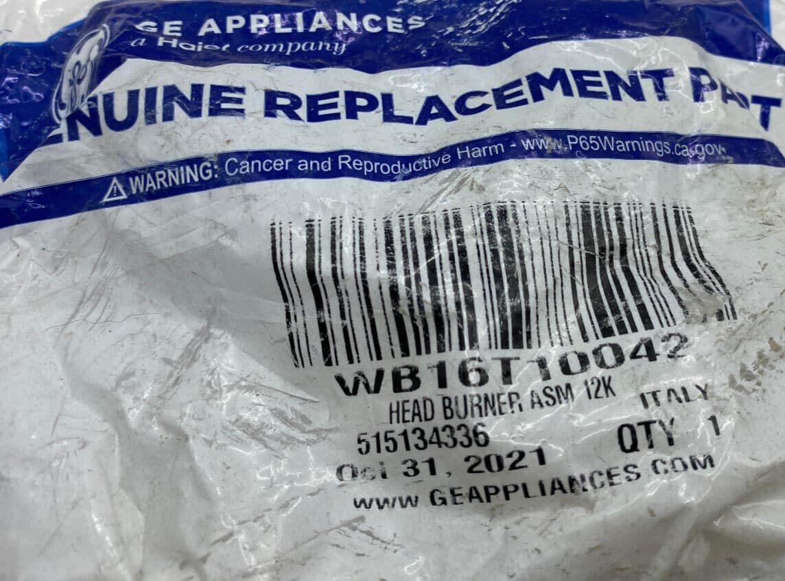 New Genuine OEM GE Range Burner Head WB16T10042 — thumbnail 5