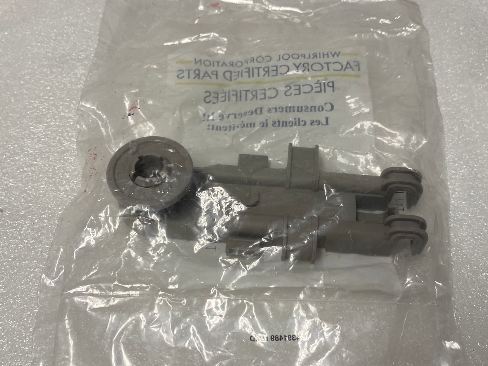 New Genuine OEM Whirlpool Dishwasher Dishrack Roller 8268743 — thumbnail 2
