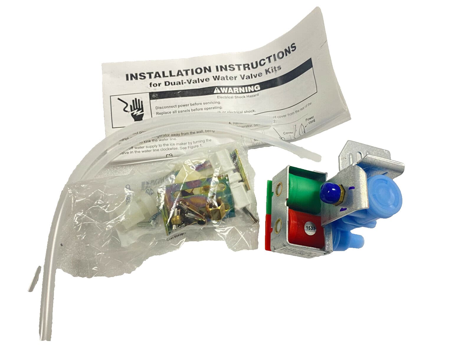 4318046  NEW OEM Genuine Whirlpool Refrigerator Water Inlet Valve Kit — thumbnail 3