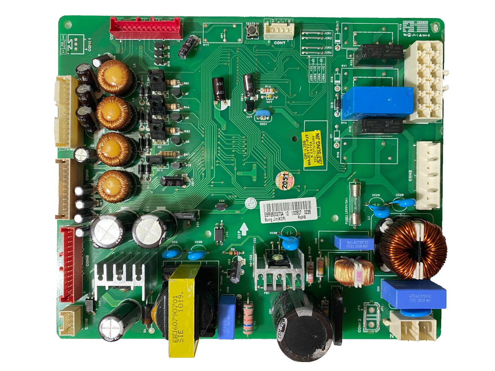 EBR65002704 OEM  LG Genuine Refrigerator Electronic Control Board