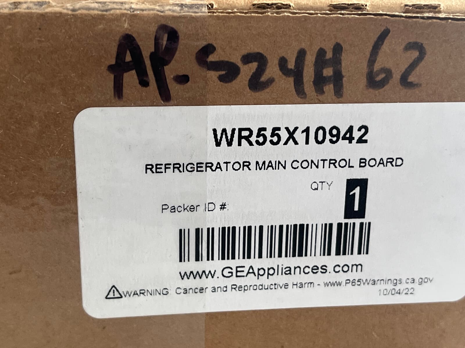 WR55X10942 OEM GE Refrigerator Electronic Control Board New Genuine — thumbnail 18