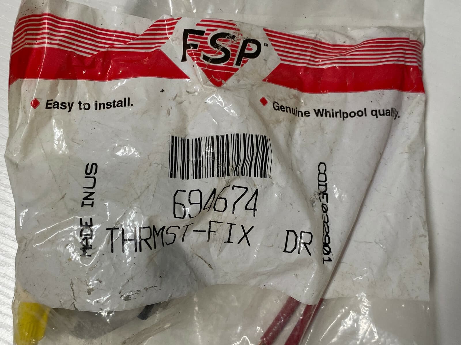 NEW Genuine OEM  Whirlpool Adjustable Dryer Cycling Thermostat 694674 — thumbnail 6