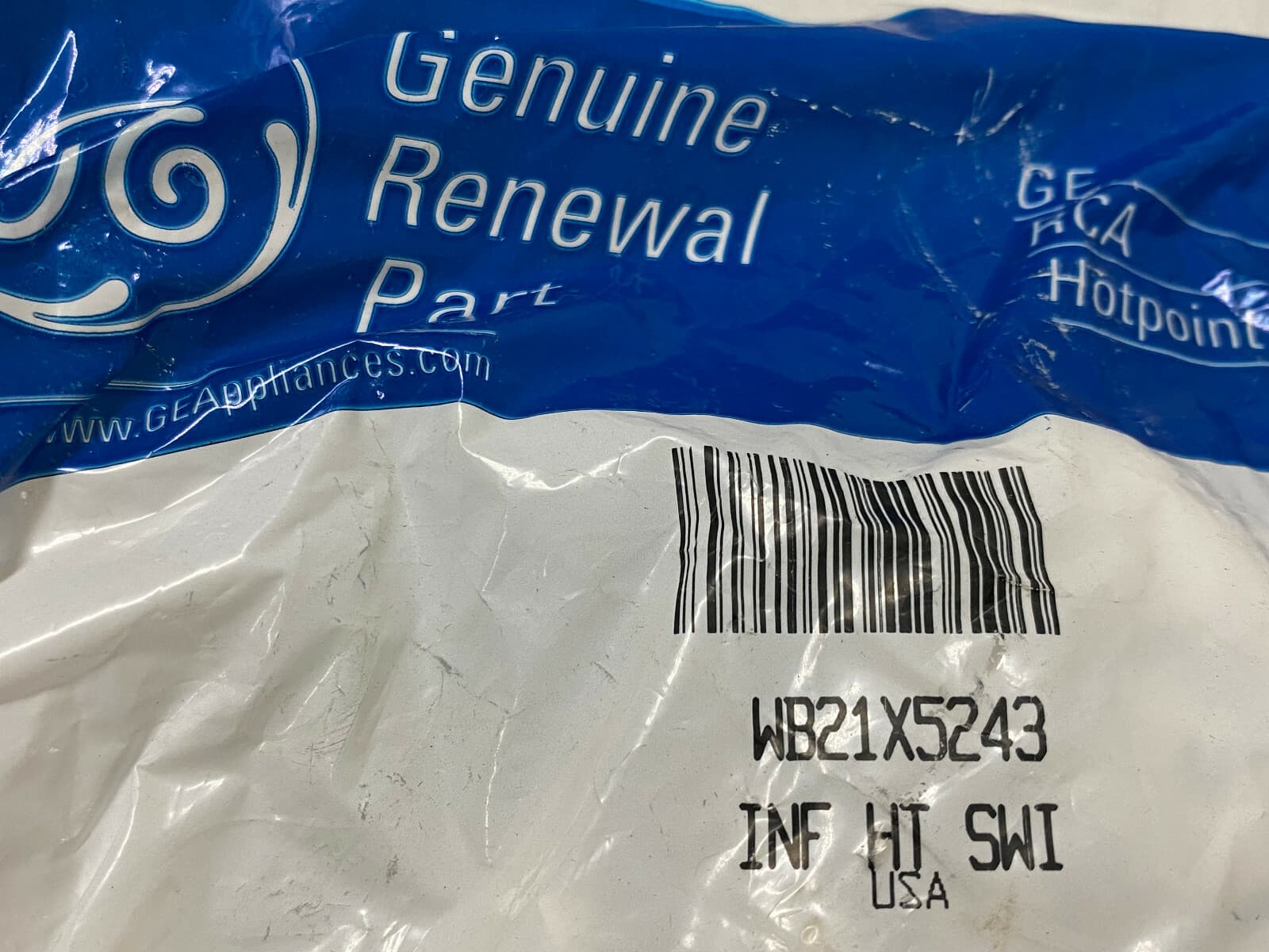 WB21X5243 OEM GE Range Surface Element Control Switch Kit  NEW Genuine — thumbnail 3