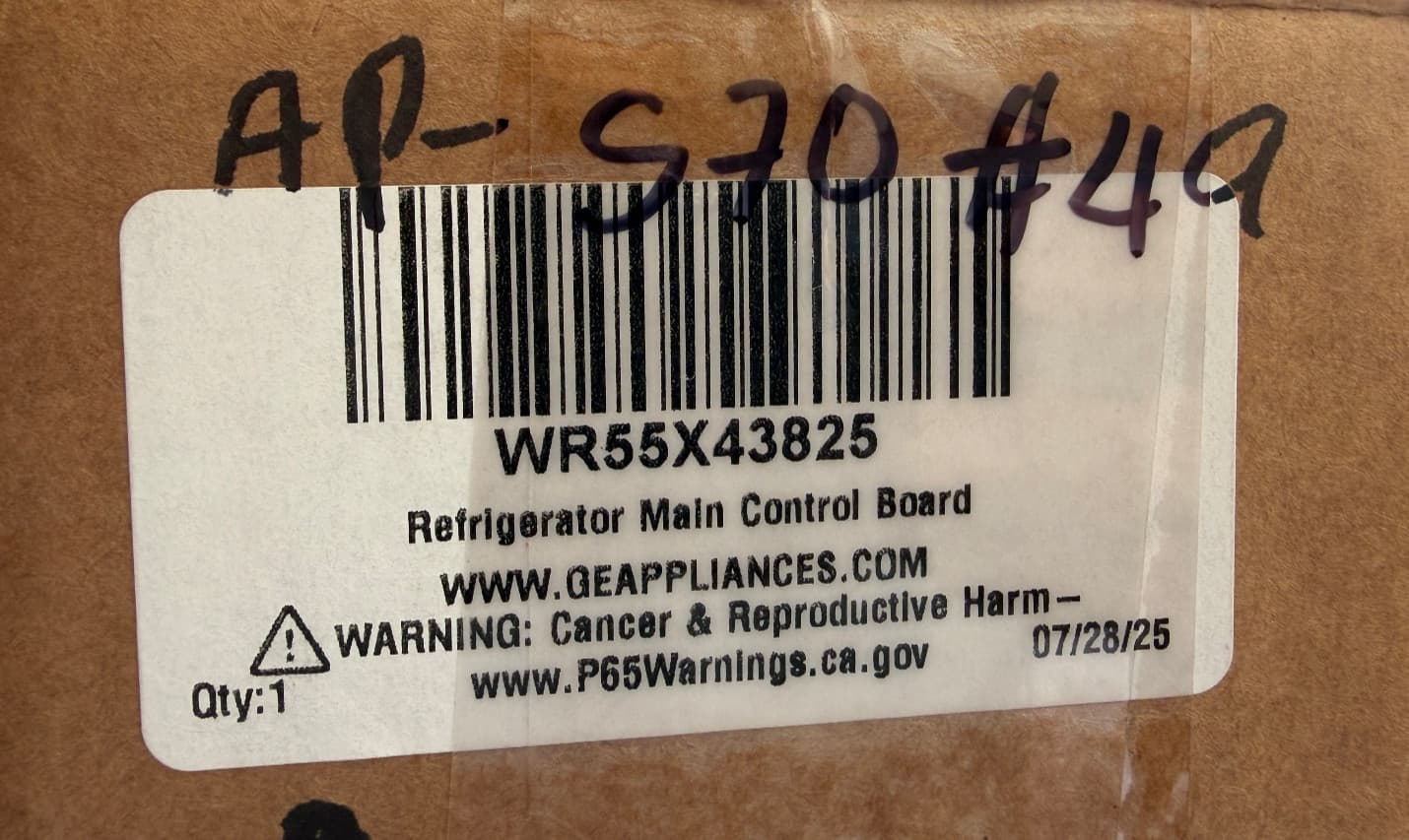 WR55X43825  OEM GE Refrigerator Main Control Board New Genuine — thumbnail 5