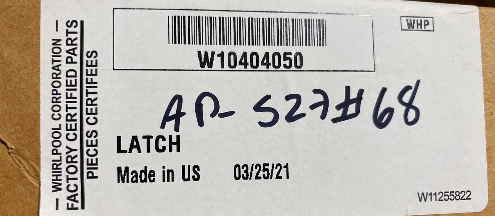 New Genuine OEM Whirlpool Lid Latch Assembly W10404050 — thumbnail 17